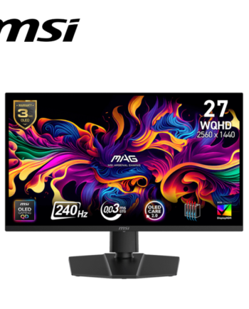 MSI MAG 273QP QD-OLED X24 26.5" WQHD 240Hz Flat Gaming Monitor ( DP, HDMI, 3 Yrs Warranty )